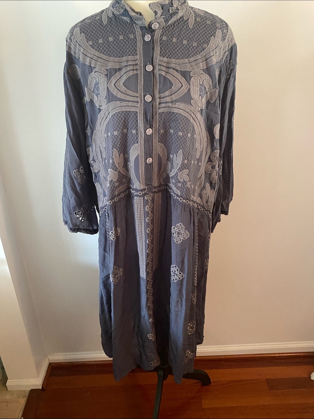 Johnny Was XL semi-sheer dress/tunic - Picture 1 of 9